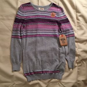 Girls tunic sweater
